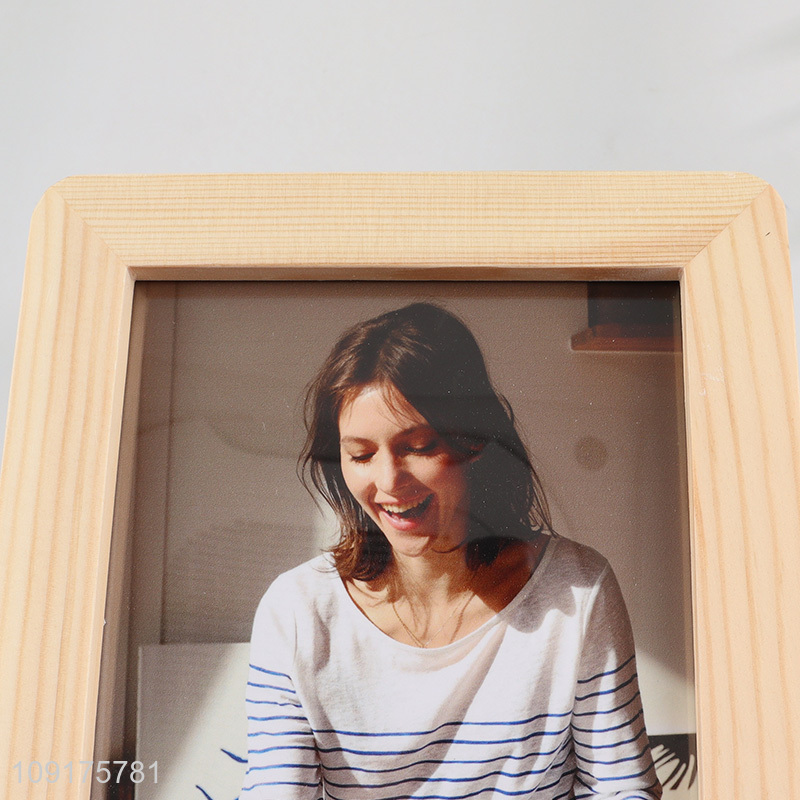 High Quality Rounded Corner Solid Wood Photo Frame Wooden Picture Frame