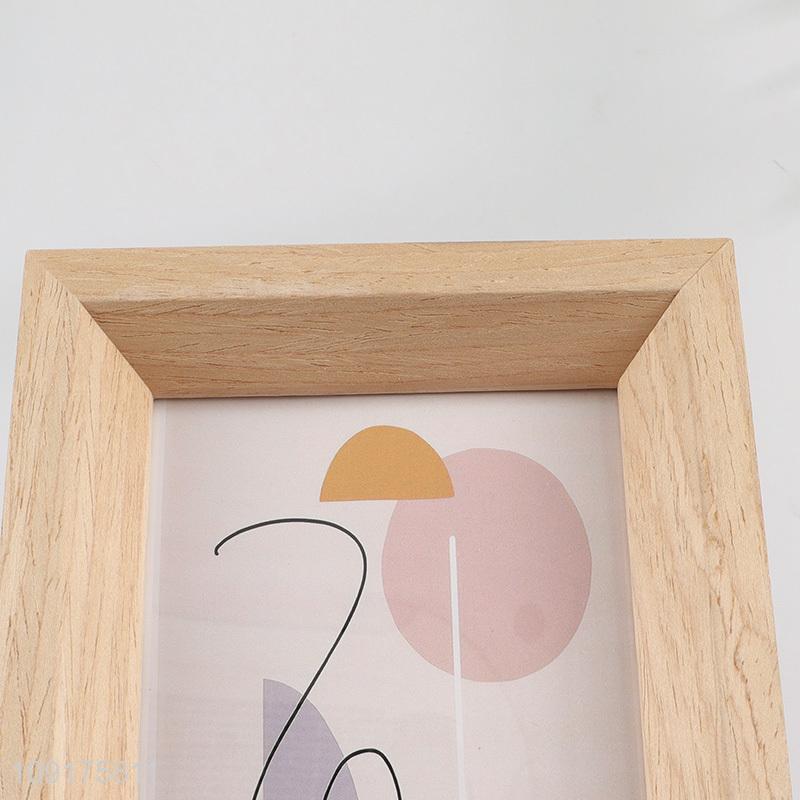Online Wholesale Solid Wood Picture Frame Natural Wooden Photo Frame