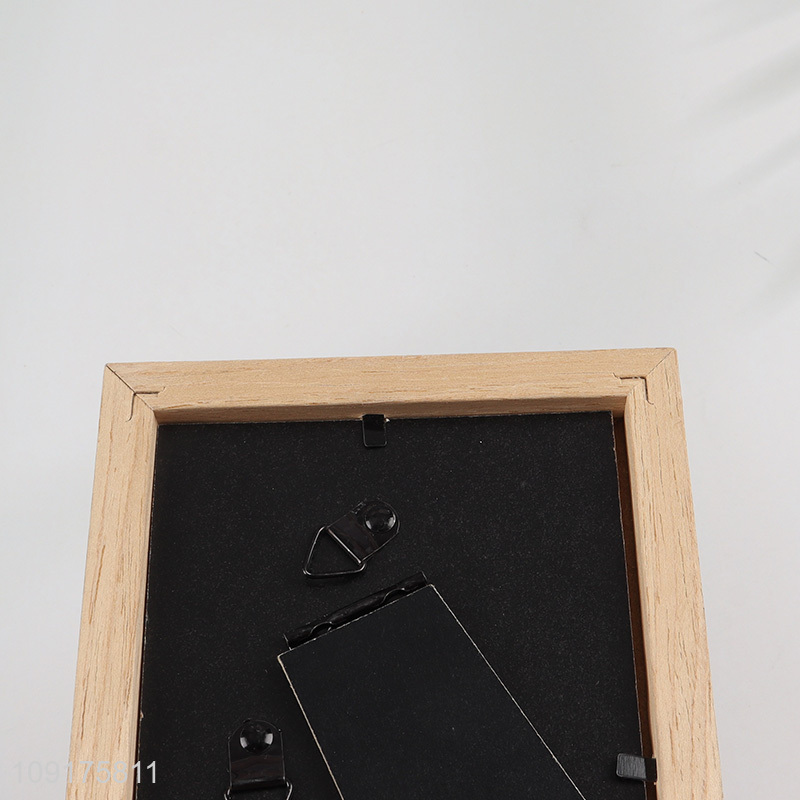 Online Wholesale Solid Wood Picture Frame Natural Wooden Photo Frame