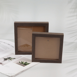 High Quality Natural Solid Wood Shadow Box Frame Wooden Picture Frame