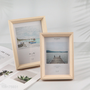Hot Selling Solid Wood Picture Frame for Wall Hanging or Tabletop Display