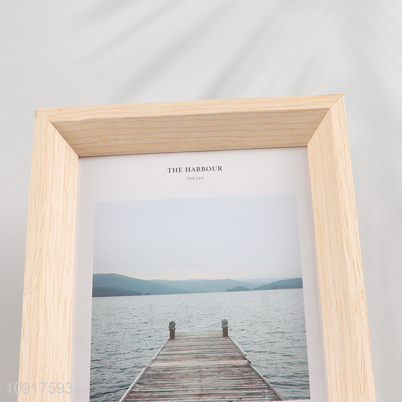 Hot Selling Solid Wood Picture Frame for Wall Hanging or Tabletop Display