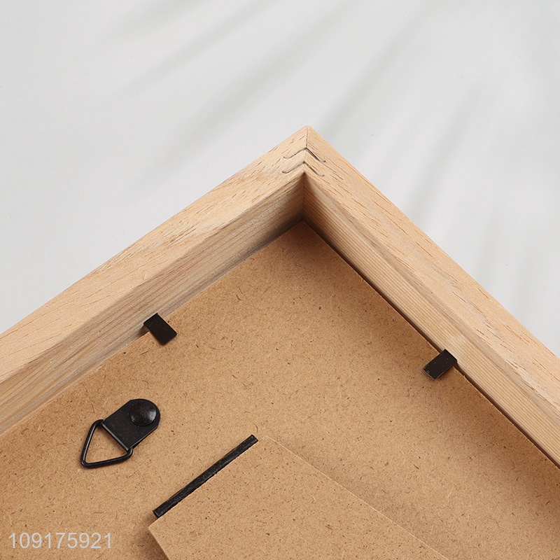 Good Quality Solid Wood Shadow Box Frame Wooden Memory Box Picture Frame