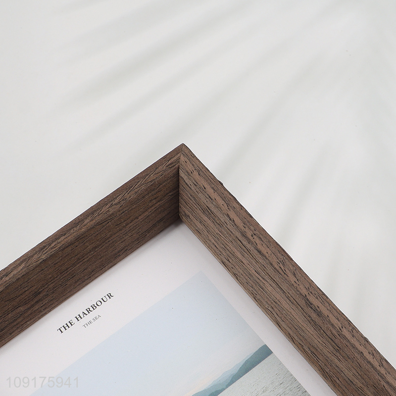 New Arrival Natural Solid Wood Picture Frame Farmhouse Wood Photo Frame