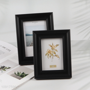 Good Quality Natural Solid Wood Picture Frame for Wall Tabletop Display