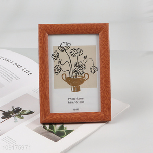 Online Wholesale 4x6 Inch MDF Picture Frame Photo Frame for Home Decor