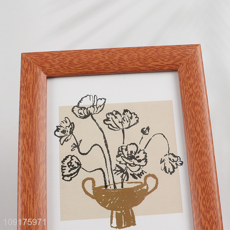 Online Wholesale 4x6 Inch MDF Picture Frame Photo Frame for Home Decor