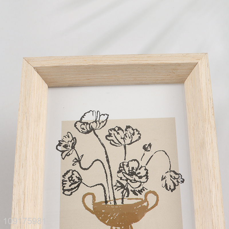 High Quality 4x6 Inch MDF Picture Frame Photo Frame for Living Room Decor