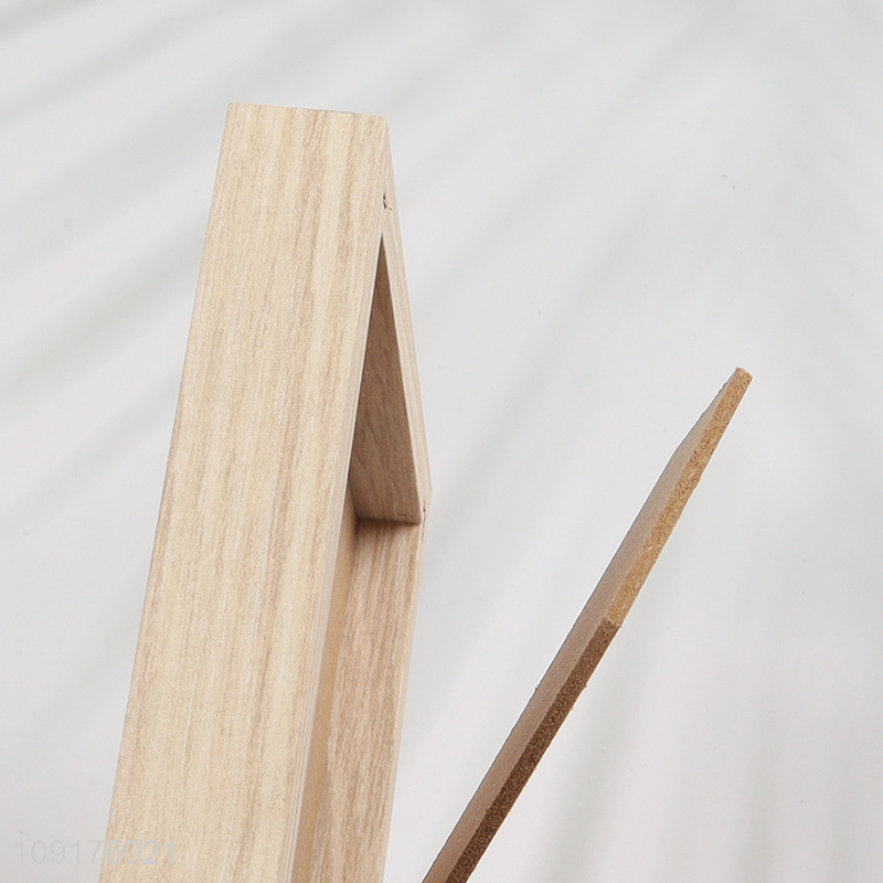 China Imports 4x6 Inch Wood Grain MDF Photo Frame MDF Picture Frame