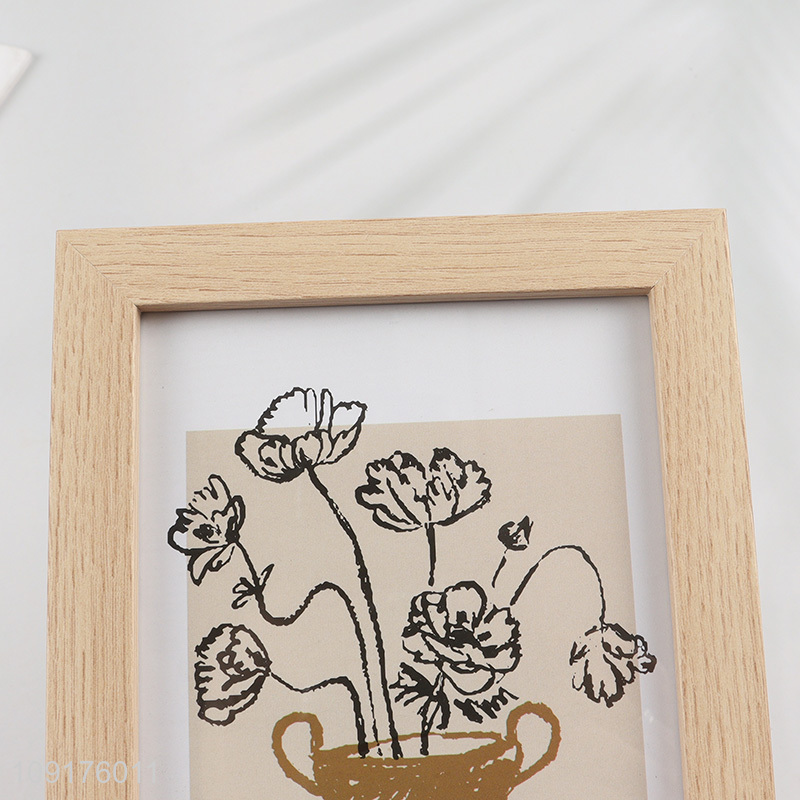 Factory Price 4x6 Inch MDF Picture Frame Wood Grain MDF Photo Frame