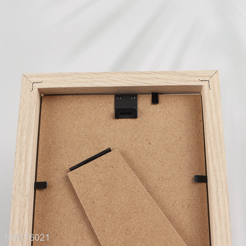 China Imports 4x6 Inch Wood Grain MDF Photo Frame MDF Picture Frame