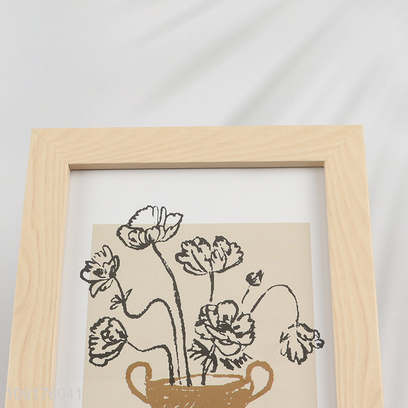 Factory Price 4x6 Inch MDF Wood Grain Picture Frame Custom Photo Frame