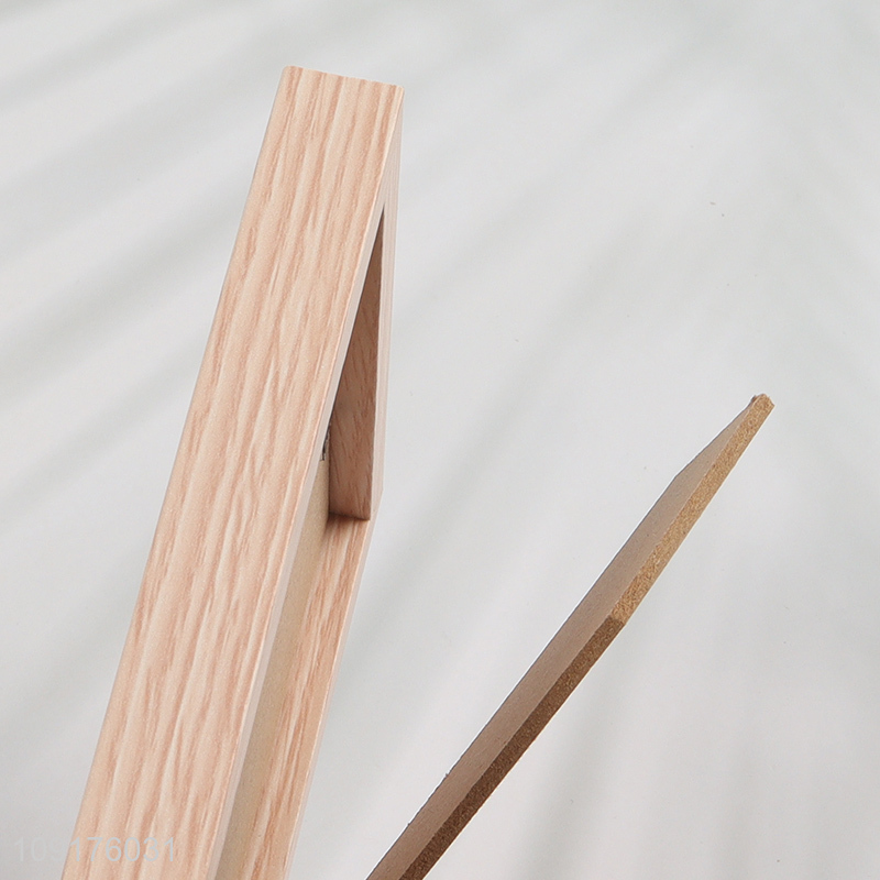 Wholesale 4x6 Inch Wood Grain MDF Picture Frame for Wall Tabletop Decor