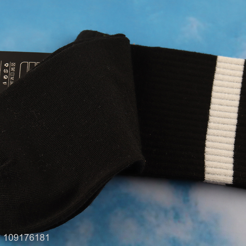 Best selling black antibiosis deodorization men cotton socks sports socks