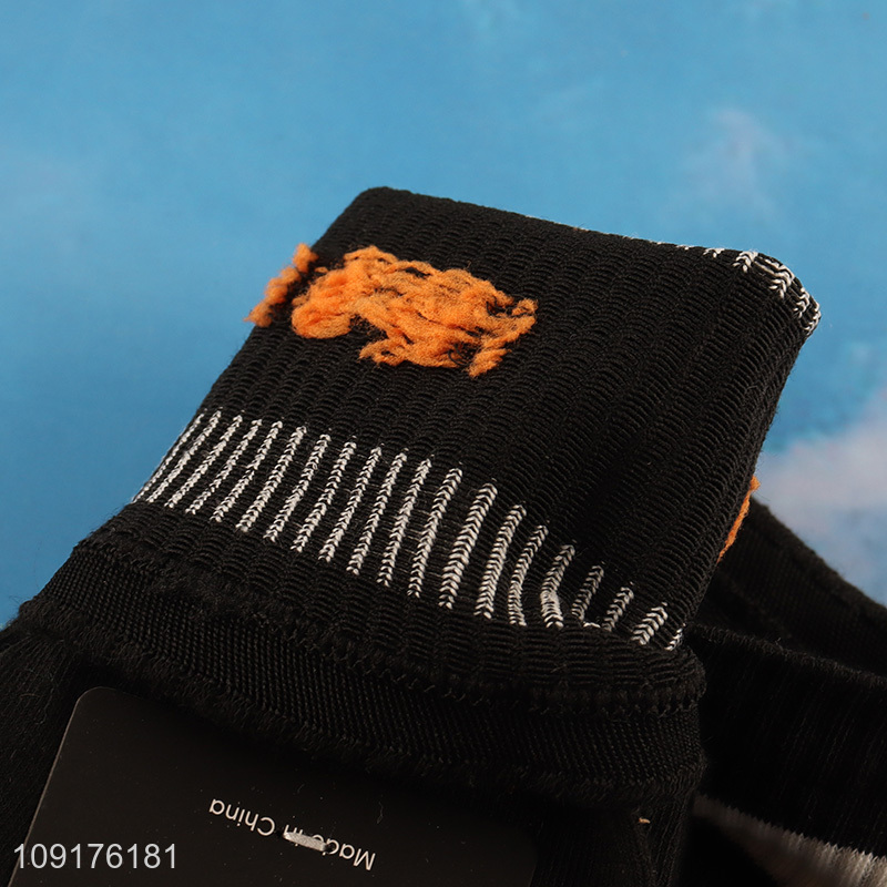 Best selling black antibiosis deodorization men cotton socks sports socks