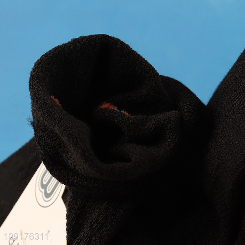 Good sale black breathable men cotton socks crew socks