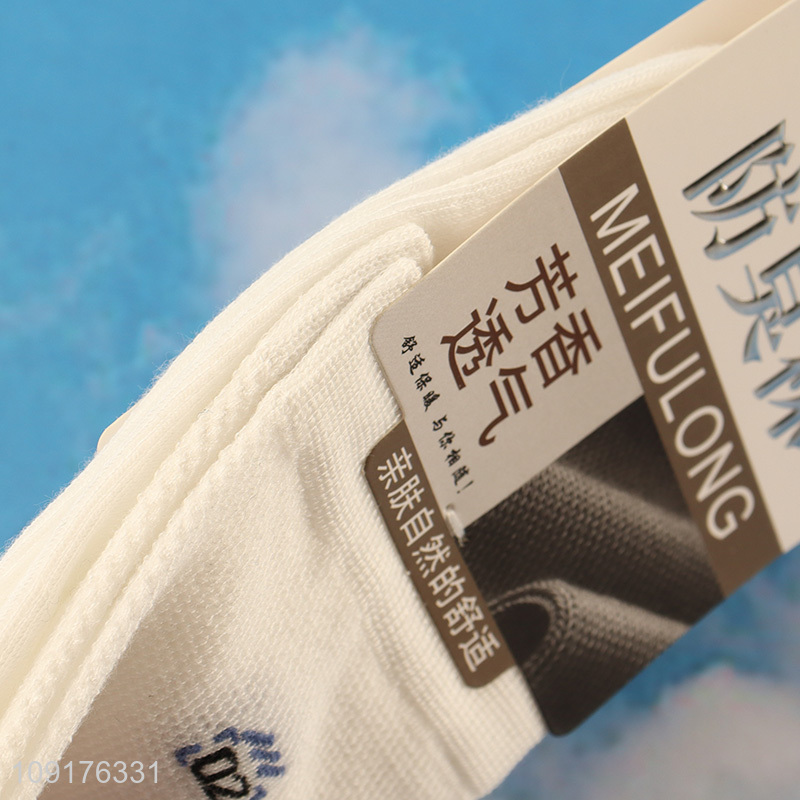 Factory direct sale white deodorization men cotton socks crew socks