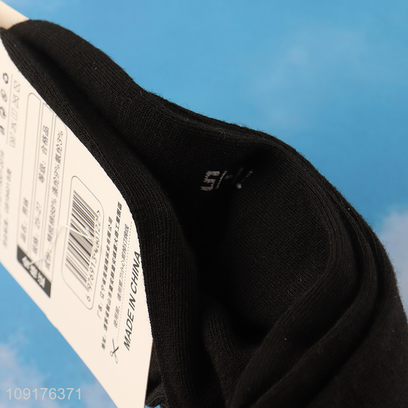 Most popular black deodorization men cotton socks crew socks for sale