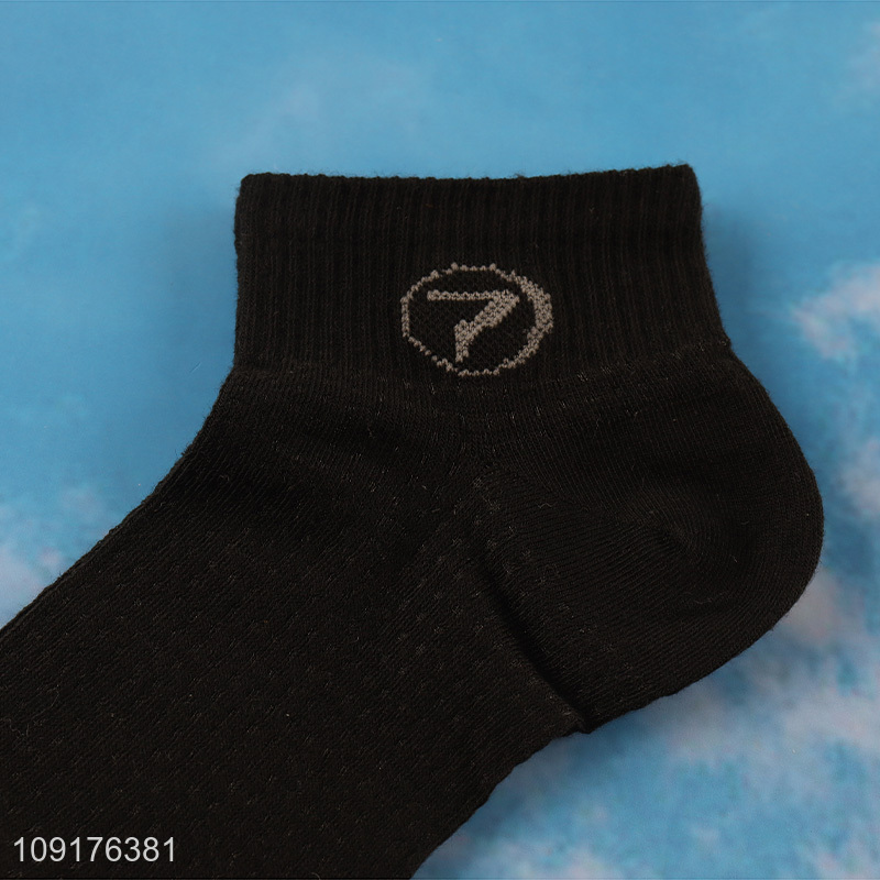 Good selling black fashion ankle socks low cut socks for men