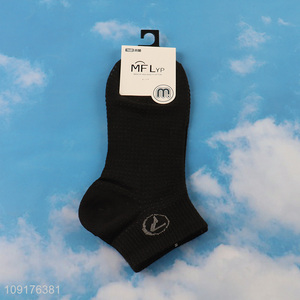 Good selling black fashion ankle socks low cut socks for men