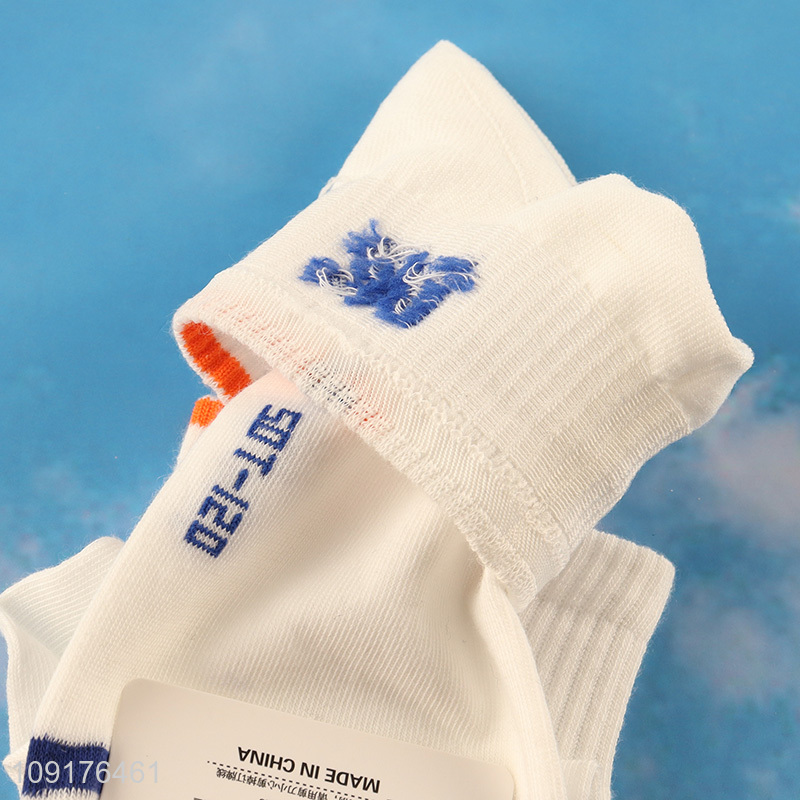 Good selling white sports socks men ankle socks low cut socks