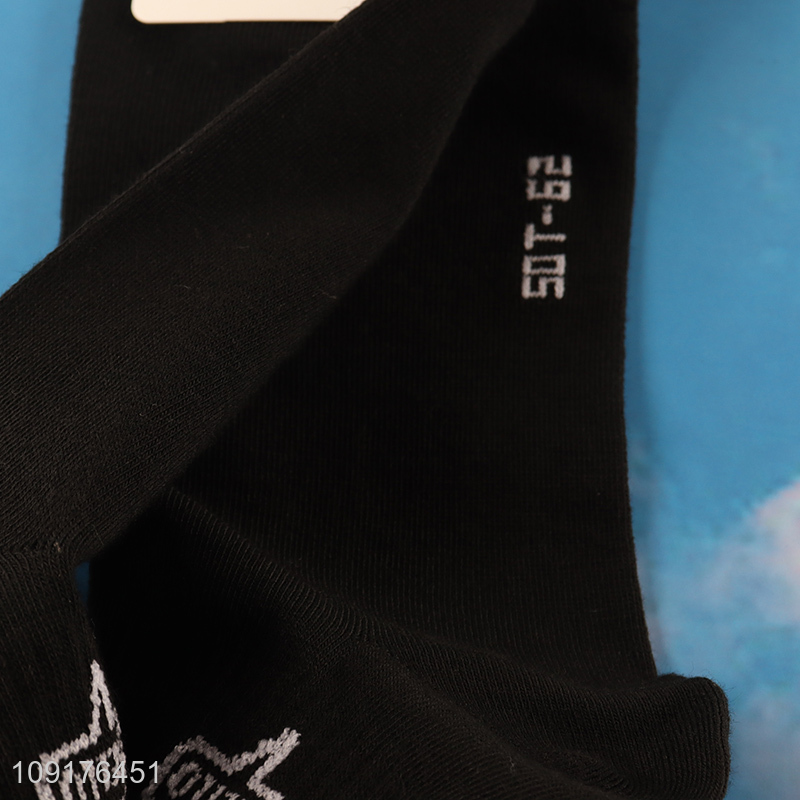 Best quality black breathable men ankle socks low cut socks