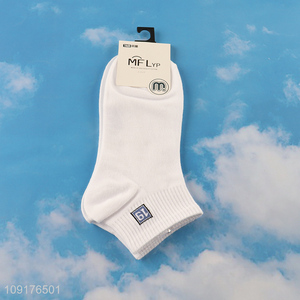 Hot items white men ankle socks low cut socks sports socks