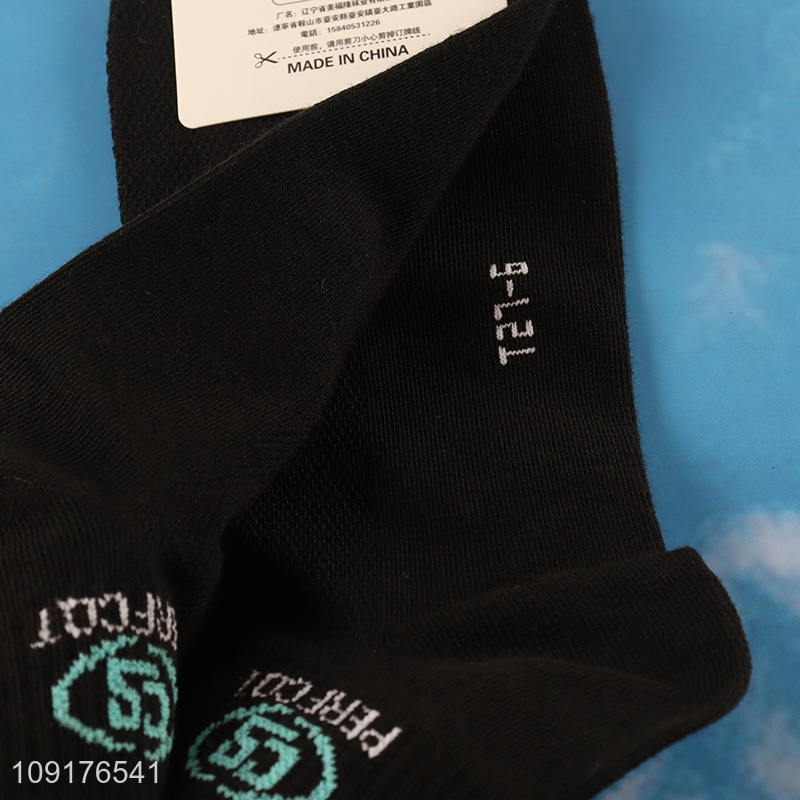 Good selling black breathable men ankle socks low cut socks wholesale