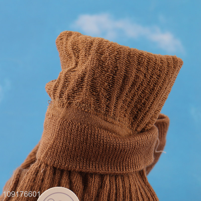 Most popular breathable winter fashion women crew socks cotton socks