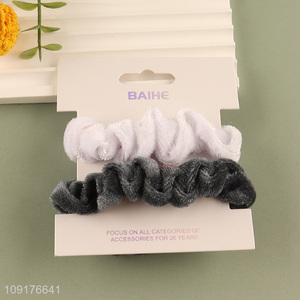 China products 2pcs elastic girls <em>hair</em> <em>band</em> <em>hair</em> accessories <em>hair</em> decoration