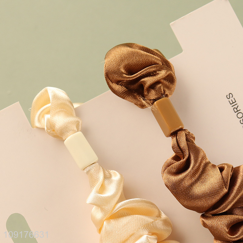 China supplier 2pcs polyester women hair band hair accessories for sale