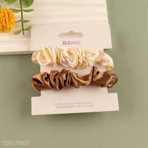 China supplier 2pcs polyester women <em>hair</em> <em>band</em> <em>hair</em> accessories for sale