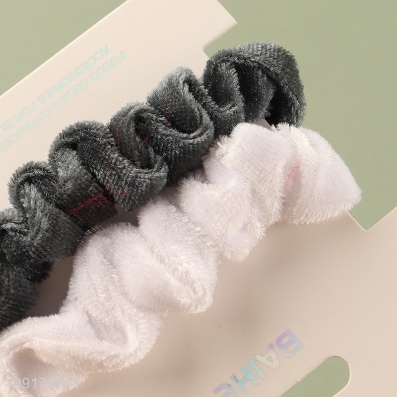 China products 2pcs elastic girls hair band hair accessories hair decoration