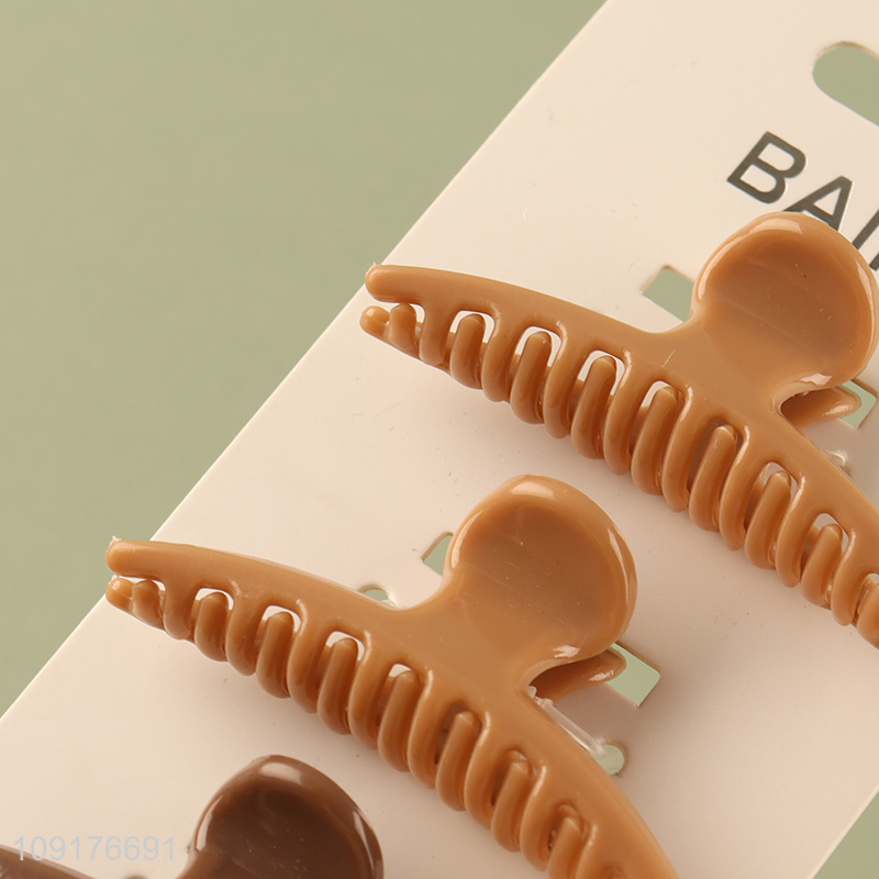 Good quality 3pcs fashion women hair claw clips hair decoration