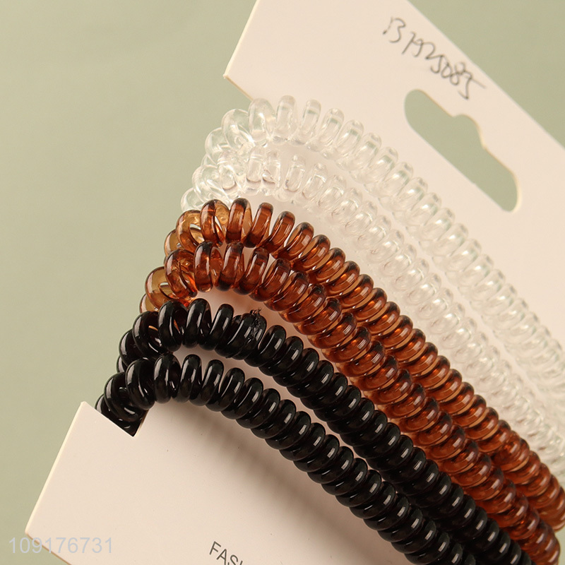 Most popular 6pcs elastic women hair band hair accessories for sale