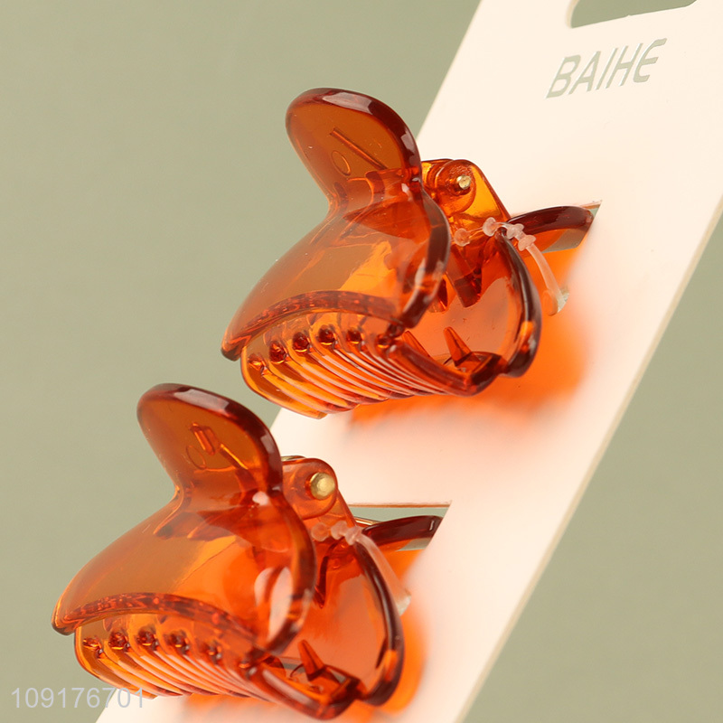 Best selling 2pcs fashion girls hair claw clips hair decoration