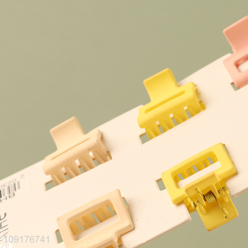 Factory wholesale 6pcs mini hair claw clips hair decoration for women