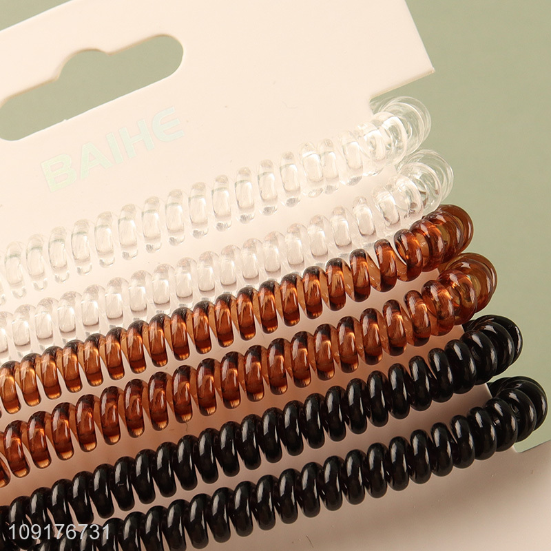 Most popular 6pcs elastic women hair band hair accessories for sale