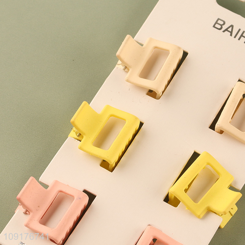 Factory wholesale 6pcs mini hair claw clips hair decoration for women