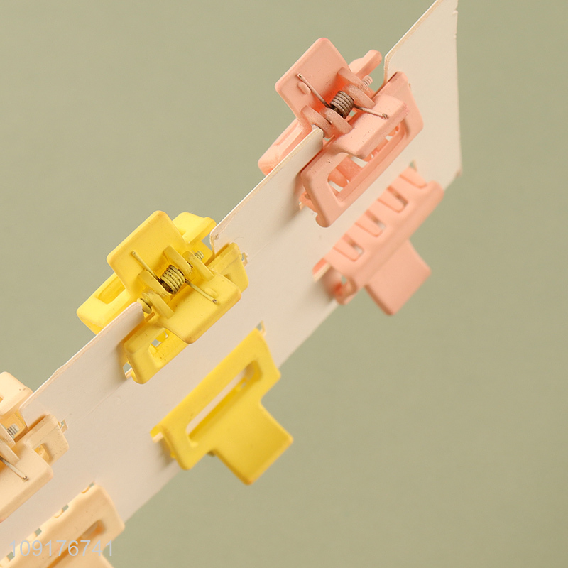 Factory wholesale 6pcs mini hair claw clips hair decoration for women