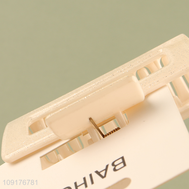 Top quality rectangle women hair claw clips hair decoration