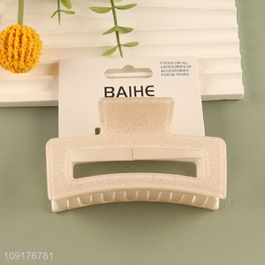 Top quality rectangle women hair claw clips hair decoration