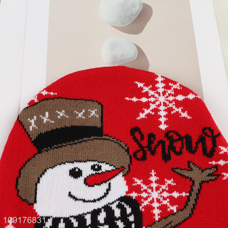 Hot Selling Beanie Hat Winter Christmas Beanie Knit Hat for Women Men
