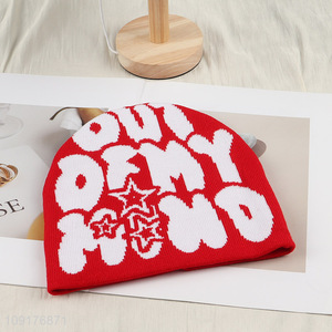 Good Quality Unisex Winter Warm Knit Beanie Hat Outdoor Hip Hop Cap