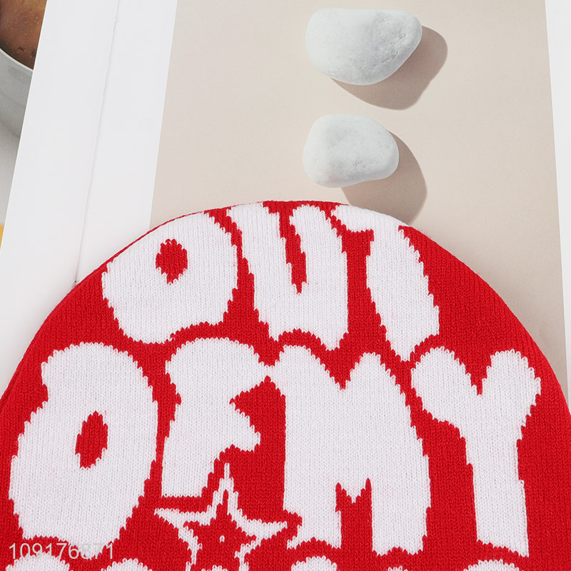 Good Quality Unisex Winter Warm Knit Beanie Hat Outdoor Hip Hop Cap