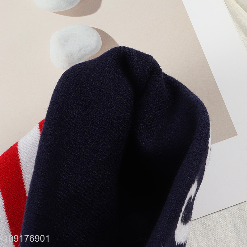 Good Quality American Flag Knit Beanie Hat Winter Hat for Men Women