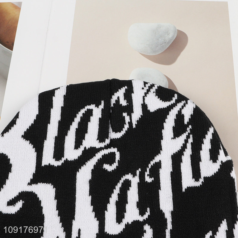 New Arrival Men Women Beanie Hat Winter Warm Knitted Beanie Cap