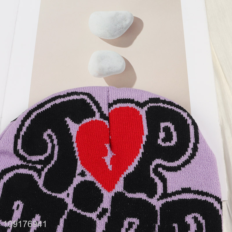 High Quality Winter Beanie Hat Slouchy Warm Knit Hat for Men Women