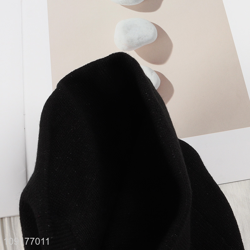 Factory Supply Unisex Winter Warm Knit Beanie Hat Knitted Skull Cap