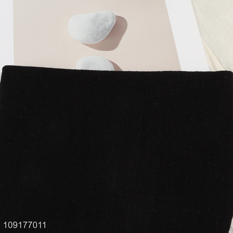 Factory Supply Unisex Winter Warm Knit Beanie Hat Knitted Skull Cap